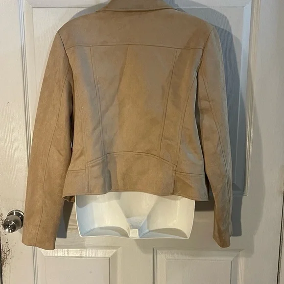 BB Dakota Light Brown Leather Jacket - Picture 3 of 12